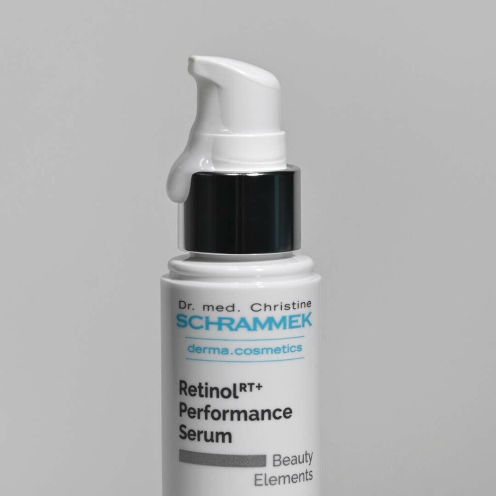 Dr. med. Schrammek Retinol Performance Serum -retinoliseerumi nuorelle iholle. HyaRetin ainesosa